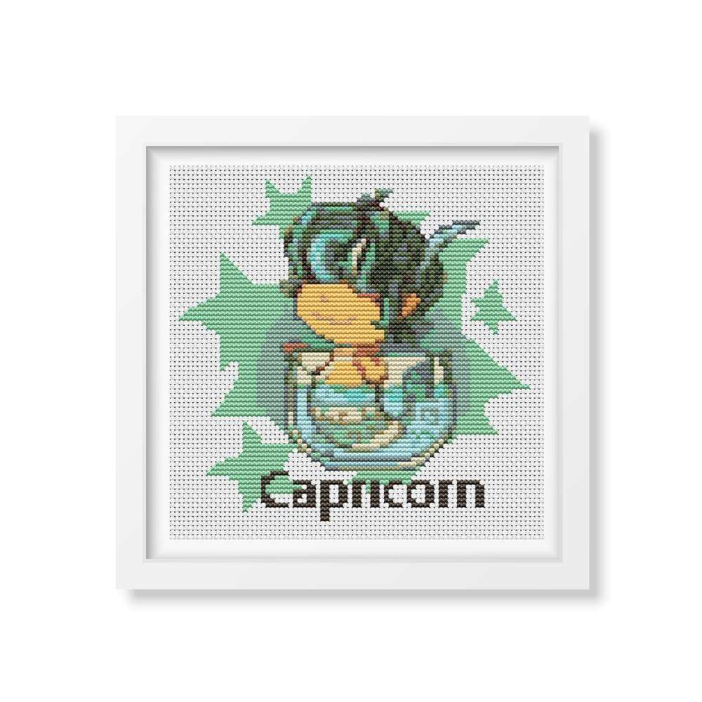 Capricorn Counted Cross Stitch Pattern | The Art of Stitch