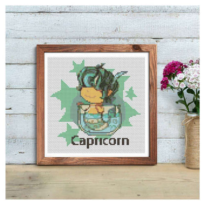 Capricorn Counted Cross Stitch Pattern | The Art of Stitch