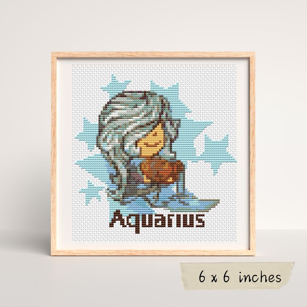 Aquarius Cross Stitch Kit | The Art of Stitch