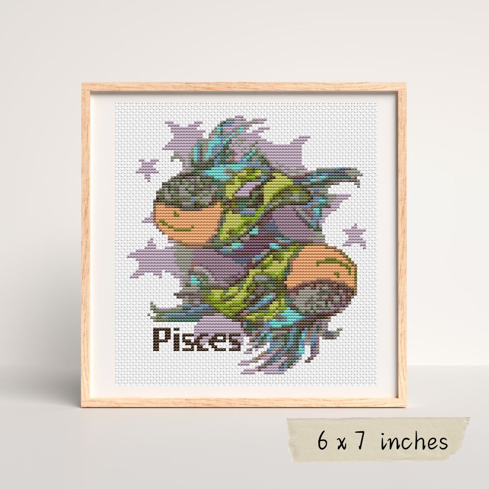 Pisces Cross Stitch Kit | The Art of Stitch