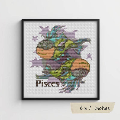 Pisces Cross Stitch Pattern
