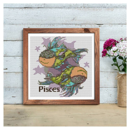 Pisces Counted Cross Stitch Kit | The Art of Stitch