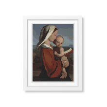 Madonna Mini Counted Cross Stitch Kit | William Dyce