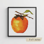 Fruit Series: Strawberry, Persimmon & Cherries Mini Cross Stitch Kit