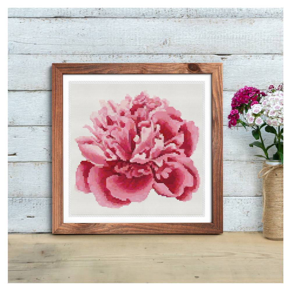 Peony Counted Cross Stitch Kit | The Art of Stitch