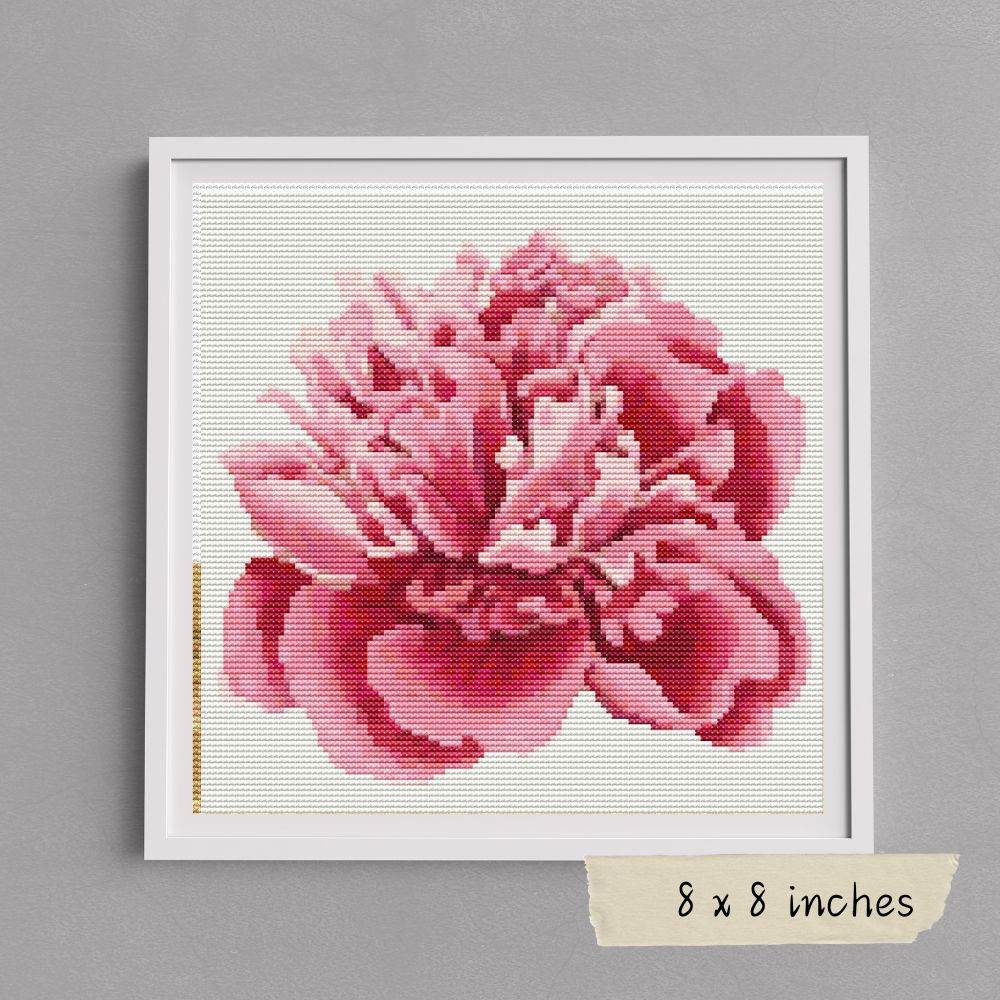 Peony Cross Stitch Pattern by The Art of Stitch