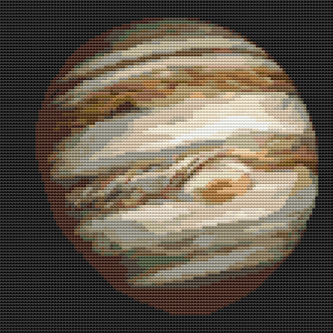 Jupiter Cross Stitch Pattern | The Art of Stitch