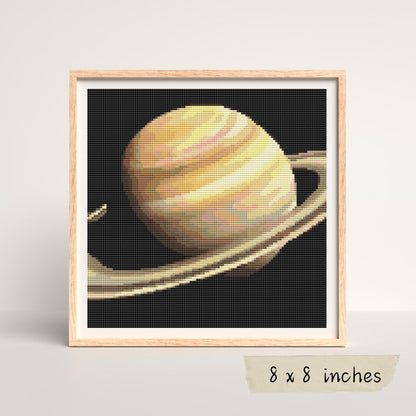 Saturn Cross Stitch Kit | The Art of Stitch