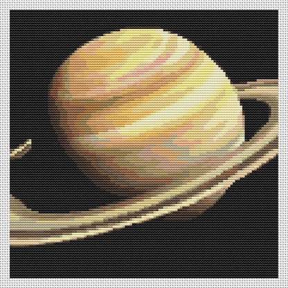 Saturn Counted Cross Stitch Kit | The Art of Stitch