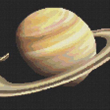 Saturn Cross Stitch Kit | The Art of Stitch