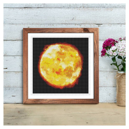 The Sun Counted Cross Stitch Pattern | The Art of Stitch