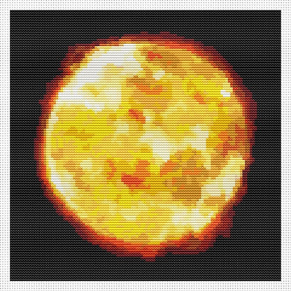 The Sun Counted Cross Stitch Pattern | The Art of Stitch