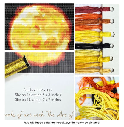 The Sun Cross Stitch Kit | The Art of Stitch