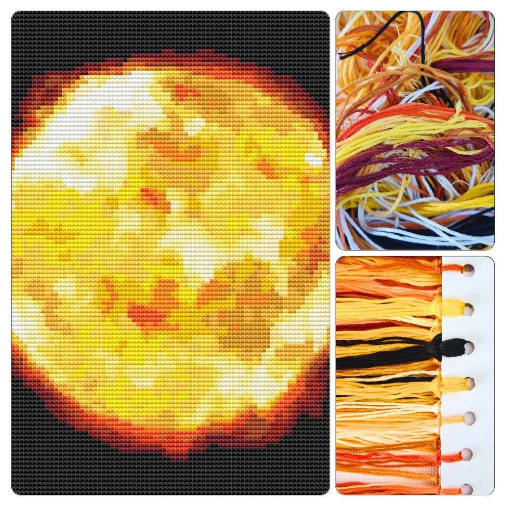 The Sun Cross Stitch Kit