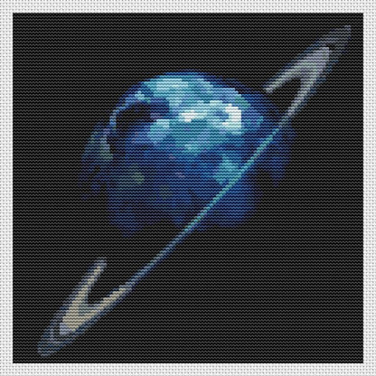 Uranus Counted Cross Stitch Pattern | The Art of Stitch