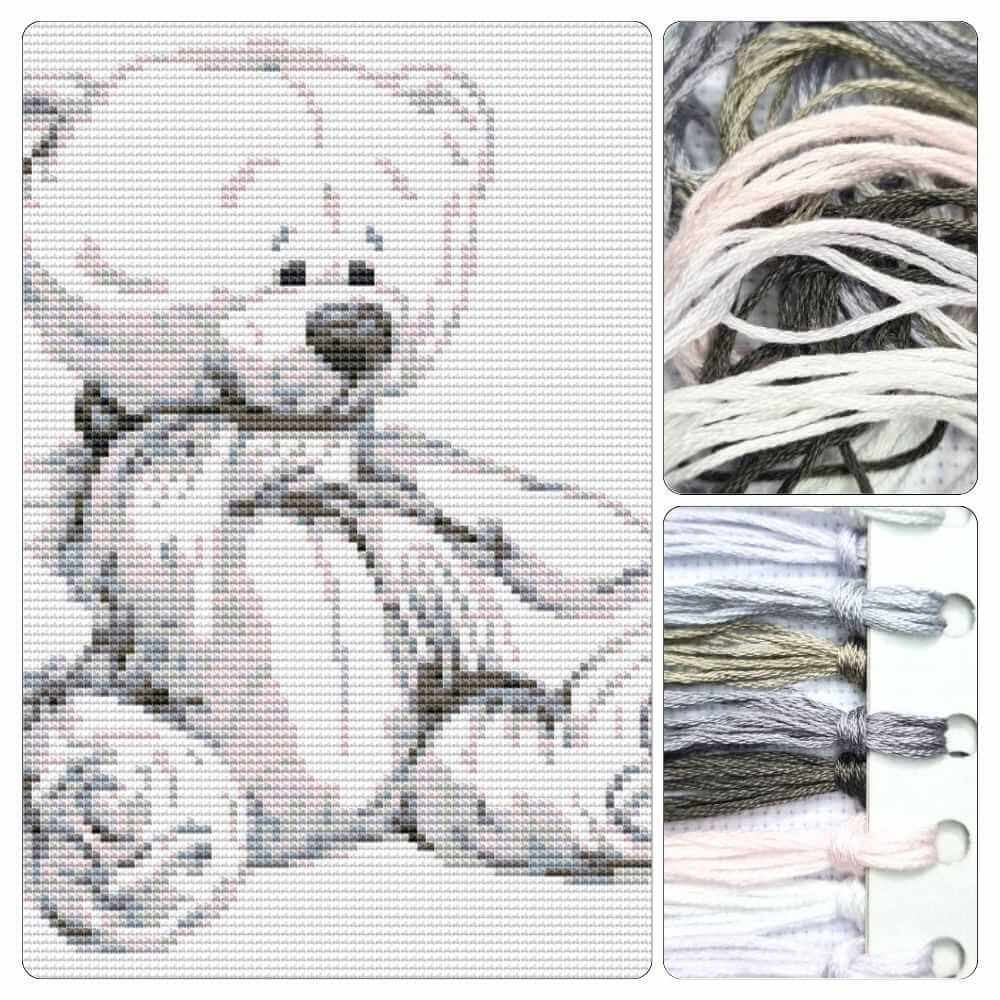 My Sweet Bear Cross Stitch Kit