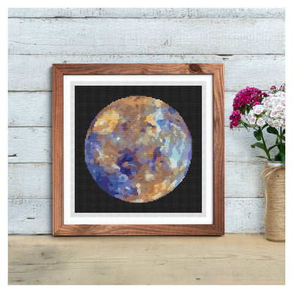 Planetary Series Cross Stitch Pattern | The Art of Stitch