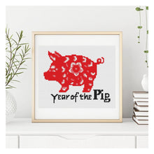 Year of the Pig Counted Cross Stitch Pattern | The Art of Stitch