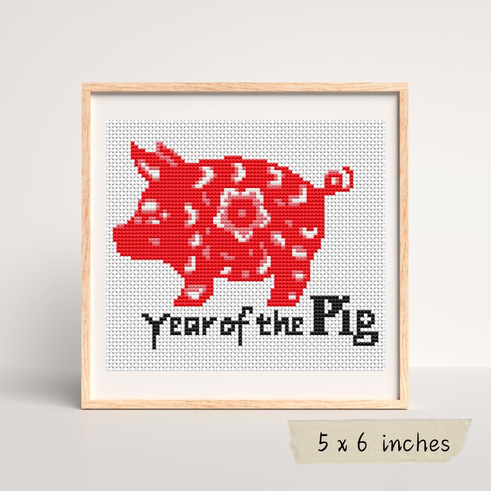 Year of the Pig Cross Stitch Pattern | The Art of Stitch