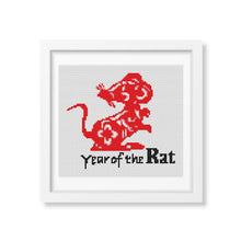 Year of the Rat Counted Cross Stitch Pattern | The Art of Stitch