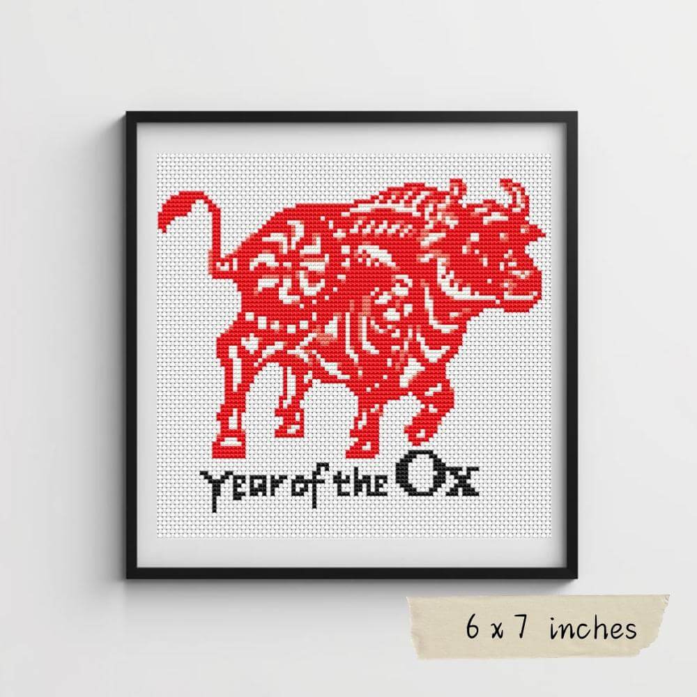 Year of the Ox Cross Stitch Pattern