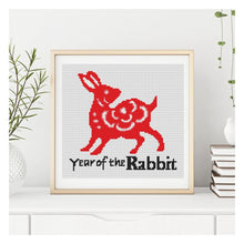 Year of the Rabbit Counted Cross Stitch Pattern | The Art of Stitch