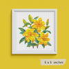 A Trio of Yellow Day Lilies Cross Stitch Kit | The Art of Stitch