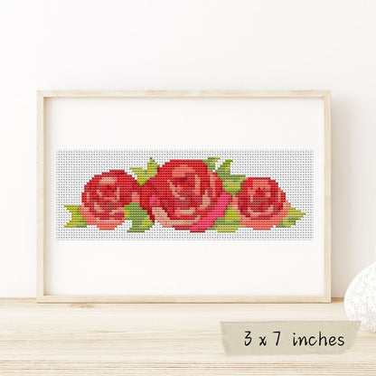 Floral Trio Cross Stitch Kit | The Art of Stitch