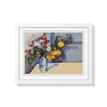 Still Life Mini Counted Cross Stitch Kit | Paul Cezanne