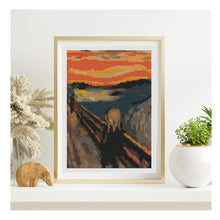 The Scream Mini Counted Cross Stitch Kit | Edvard Munch