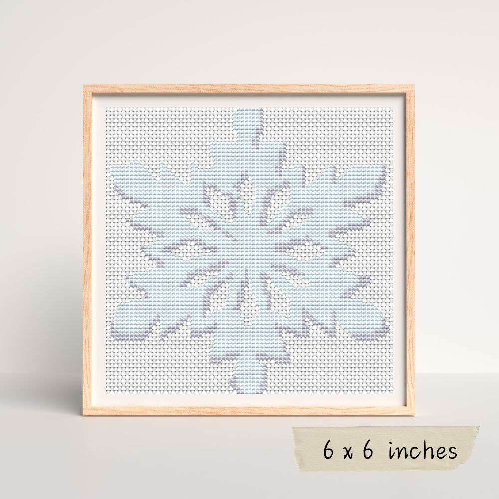 Snowflake Cross Stitch Pattern | The Art of Stitch