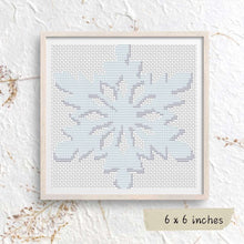 Snowflake Mini Cross Stitch Pattern