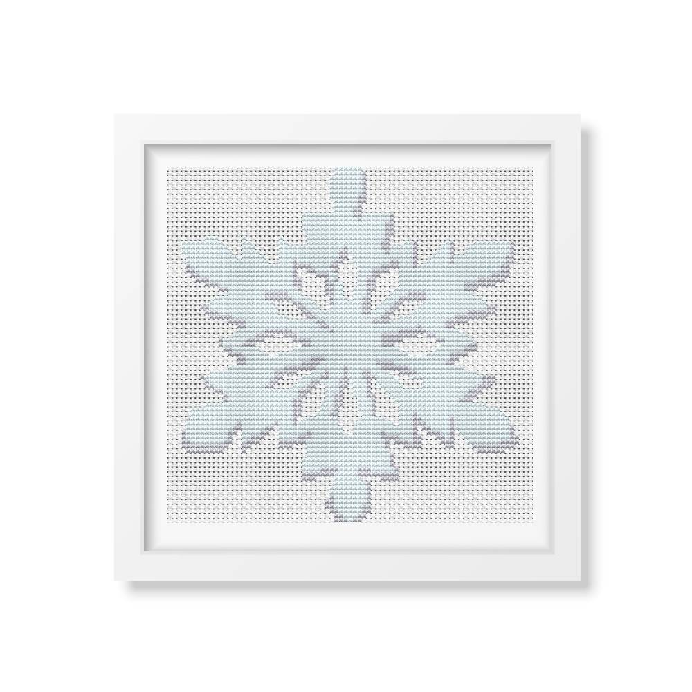 Snowflake Counted Cross Stitch Pattern | The Art of Stitch