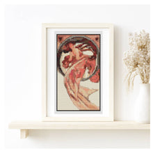 Dance Mini Counted Cross Stitch Kit | Alphonse Mucha