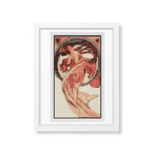 Dance Mini Counted Cross Stitch Kit | Alphonse Mucha