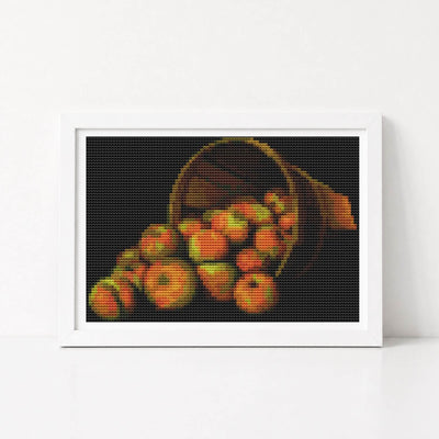 Basket of Apples Mini Cross Stitch Kit