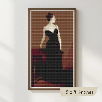 Madame X Mini Cross Stitch Pattern
