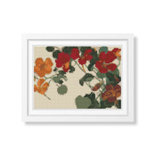 Nasturtium Mini Counted Cross Stitch Kit | Tanigami Konan