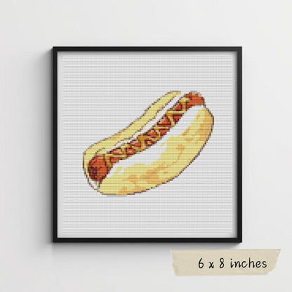 Cheesy Dog Cross Stitch Kit