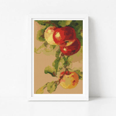 Apples Mini Cross Stitch Pattern