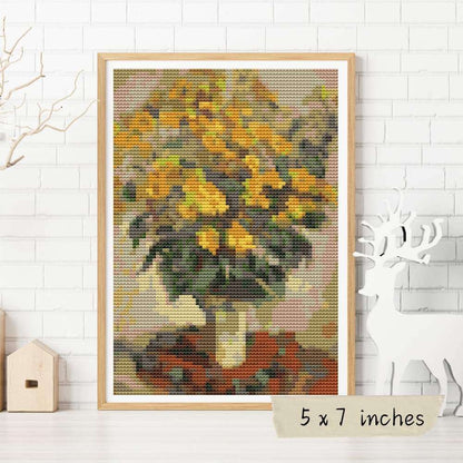 Jerusalem Artichokes Mini Cross Stitch Pattern