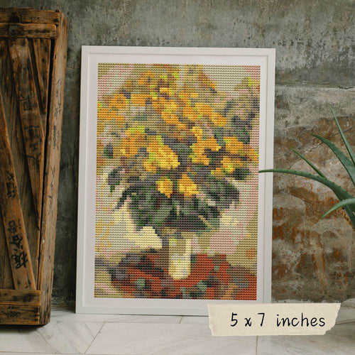 Jerusalem Artichokes Mini Cross Stitch Kit