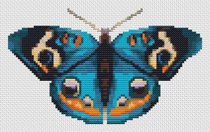 The Blue Butterfly Counted Cross Stitch Kit | The Art of Stitch