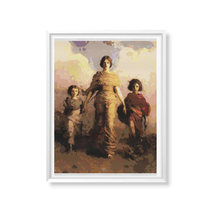 A Virgin Cross Stitch Kit | Abbott Handerson Thayer