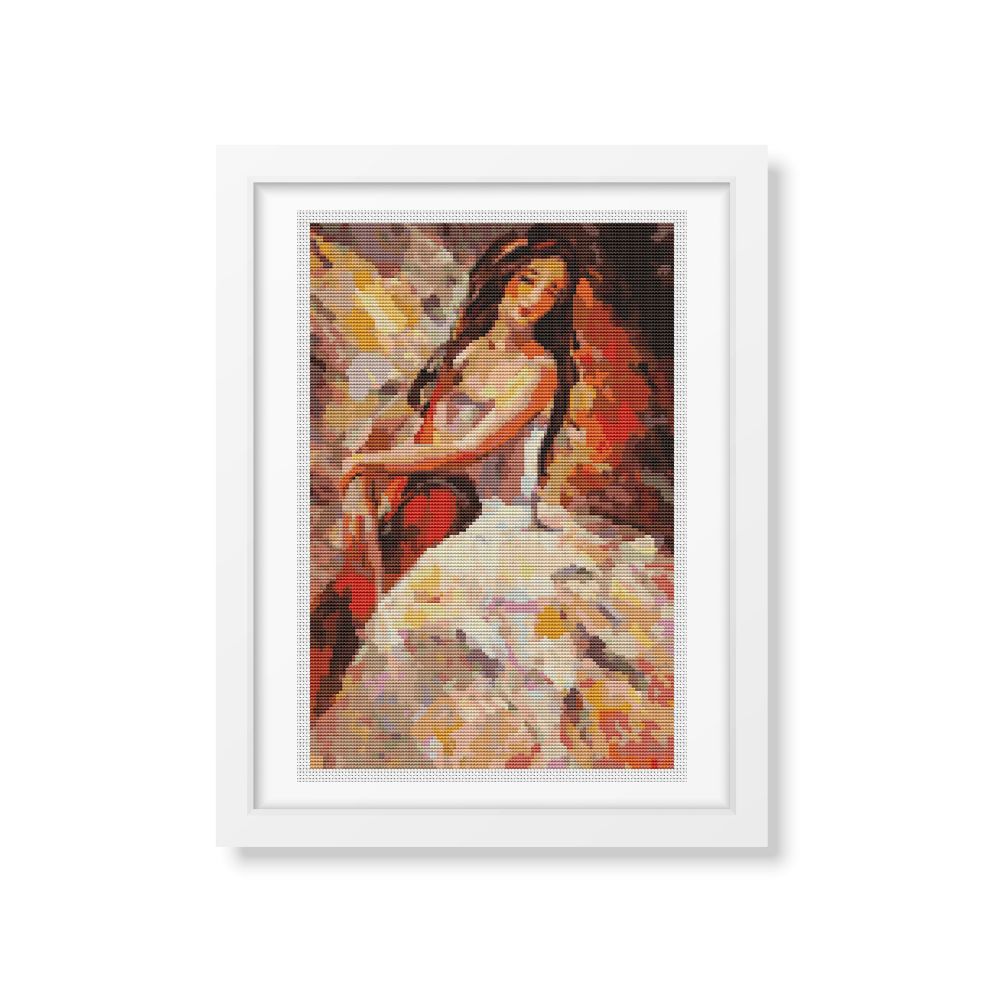 The Cellist Cross Stitch Pattern | The Art of Stitch