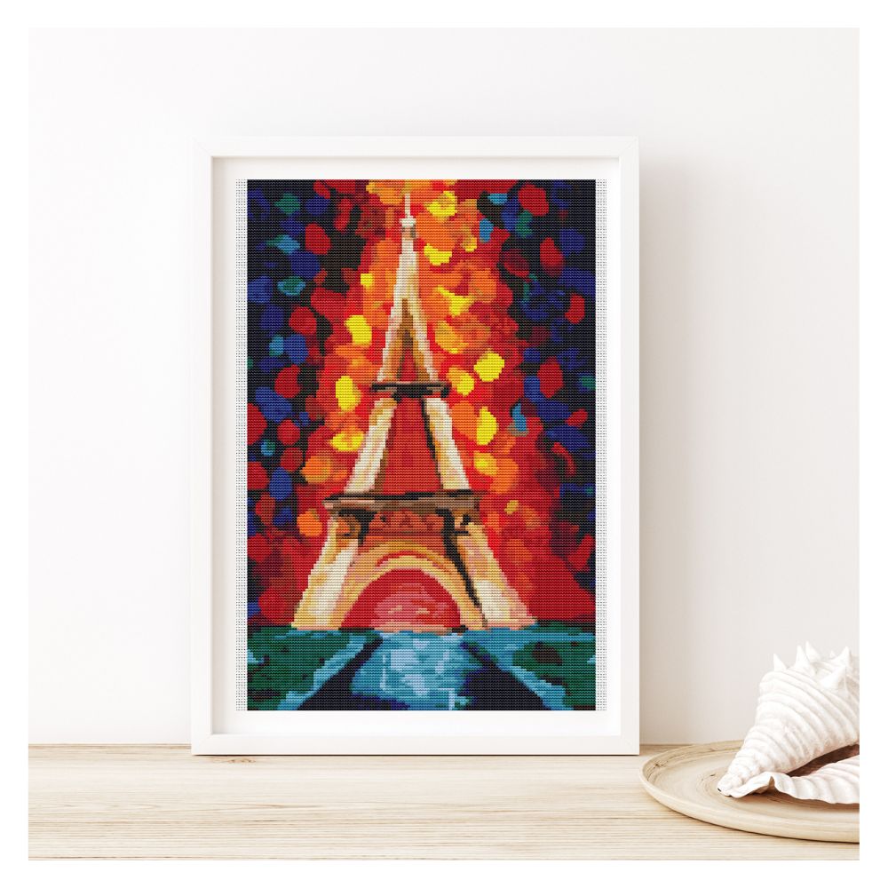 The Colors of Paris Counted Cross Stitch Kit – The Art of Cross Stitch