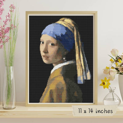 The Girl with the Pearl Earring Cross Stitch Kit