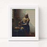 The Milkmaid Cross Stitch Pattern - Premium Cross Stitch Pattern - Johannes Vermeer