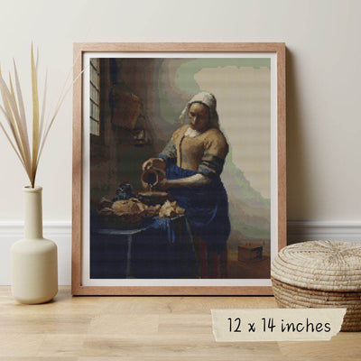 The Milkmaid Cross Stitch Pattern