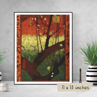 Japonaiserie after Hiroshige Cross Stitch Pattern - Premium Cross Stitch Pattern - Vincent Van Gogh